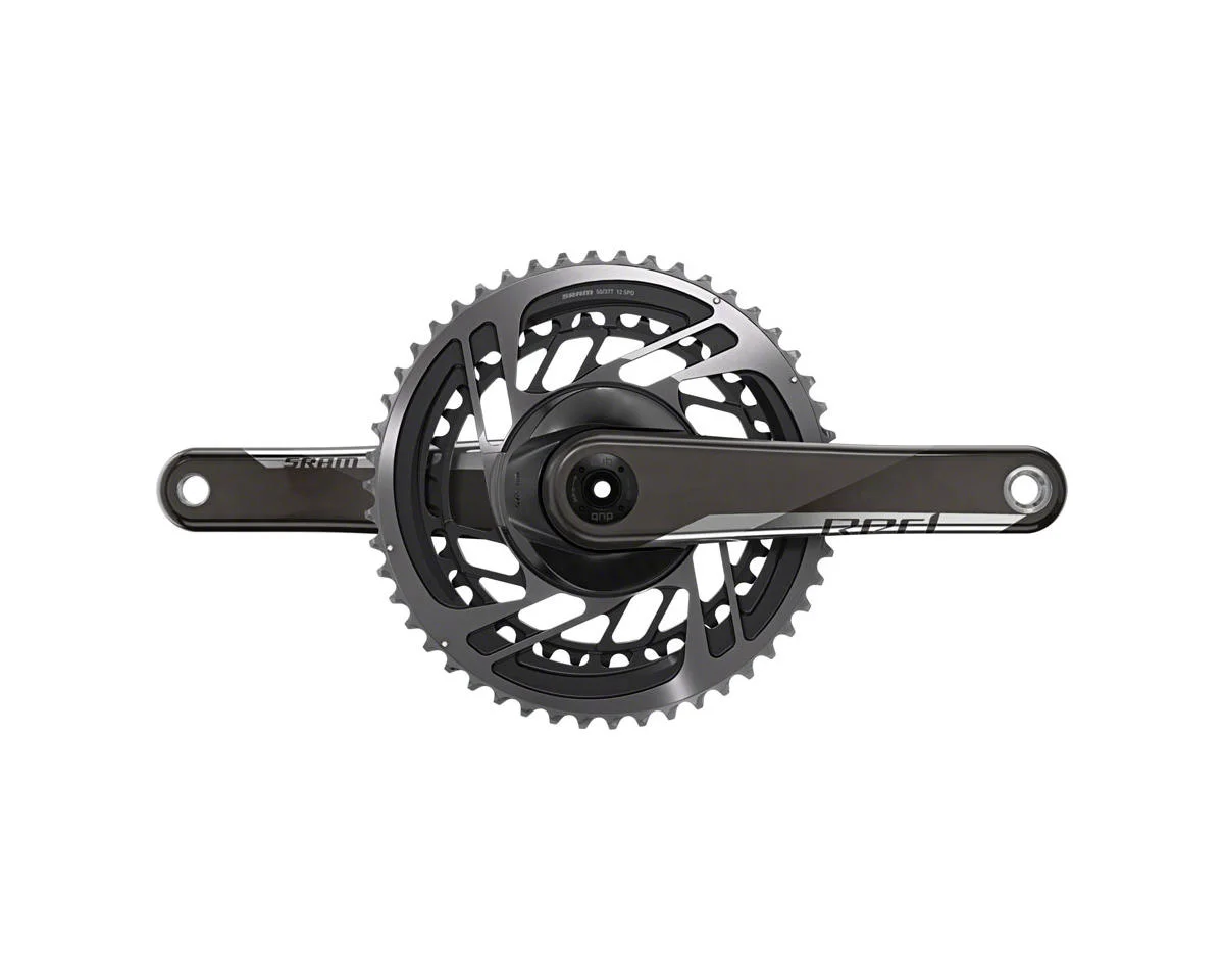 SRAM RED AXS Crankset (Black) (2 x 12 Speed) (DUB Spindle) (175mm) (50/37T) (2023)